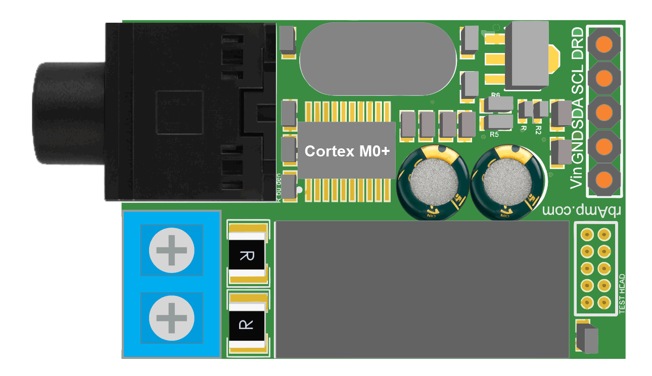 rbAmp I²C AC energy metering module